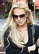 Lindsay Lohan out and about, shows her legs pics