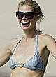 Gwyneth Paltrow in gray bikini on the beach pics