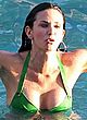 Courteney Cox exposes big tits in wet bikini pics