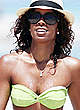 Kelly Rowland caught in bikini on the beach pics