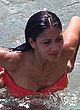 Nicole Scherzinger deep cleavage in wet bikini pics