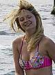 Mischa Barton caught in bikini on the beach pics