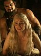 Emilia Clarke naked pics - takes cock roughly from behind
