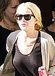 Lindsay Lohan no bra under see through top pics