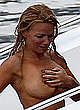 Geri Halliwell naked pics - caught topless on the yacht