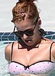 Katy Perry caught in bikini in a pool pics