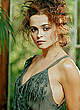 Helena Bonham Carter non nude posing scans from mag pics