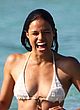 Michelle Rodriguez naked pics - caught in see through bikini