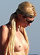 Paris Hilton topless and deep cleavage pix pics