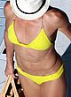 Cameron Diaz tanning in yellow bikini pics