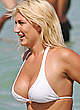 Brooke Hogan sexy in bikini on the beach pics