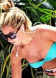 Ashley Tisdale paparazzi blue bikini photos pics