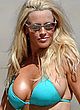 Jenny McCarthy naked pics - shows huge tanned tits