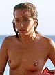 Valeria Golino caught all nude on a beach pics