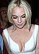 Lindsay Lohan legs, cleavage & upskirt shots pics