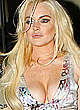 Lindsay Lohan deep cleavage paparazzi shots pics