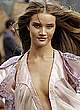 Rosie Huntington-Whiteley sexy & see through runway pics pics