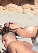 Alessia Fabiani topless on the beach candids pics