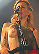 Courtney Love drunk and topless pics