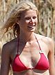 Gwyneth Paltrow looks sexy in red bikini pics
