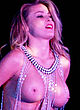 Carmen Electra topless & lingerie stage shots pics