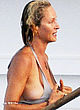 Uma Thurman wet see through bikini shots pics