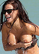 Claudia Galanti boob slip in a bikini pics