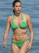 Teri Hatcher nipless thru green bikini pics