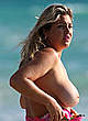 Josie Goldberg caught topless on the beach pics