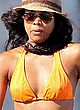 Gabrielle Union paparazzi yellow bikini shots pics