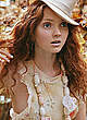 Lily Cole sexy posing scans from mags pics