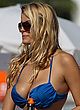 Natalia Bush shows ass in blue thong bikini pics