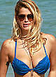Claudia Galanti caught in bikini on the beach pics