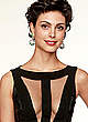 Morena Baccarin shows cleavage in night dress pics