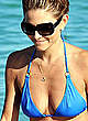Maria Menounos hard nipples in blue bikini pics