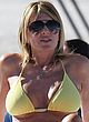 Rita Rusic paparazzi yellow bikini shots pics