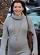 Alyson Hannigan caught pregnant in tight dress pics