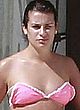 Lea Michele paparazzi bikini photos pics