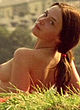 Emily Blunt naked pics - sunbathing topless with a girl