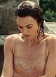 Keira Knightley naked pics - kissing topless outdoors