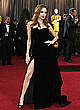 Angelina Jolie shows legs at academy awards pics