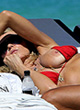 Rita Rusic naked pics - boob slip in a bikini