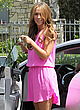 Jennifer Love Hewitt upskirt in short pink dress pics