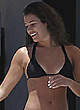 Lea Michele in black bikini candids pics