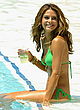 Maria Menounos poolside in sexy green bikini pics