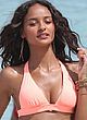 Gracie Carvalho poses in bikini on a beach pics