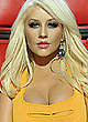Christina Aguilera sexy at the voice live shows pics