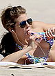 AnnaLynne McCord sucking ice cream in a bikini pics