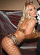 Nicole Coco Austin hot in skimpy leopard costume pics
