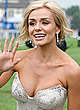 Katherine Jenkins shows cleavage at epsom derby pics